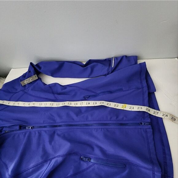JOIA performance wear full zip  blue stretch UV protection moisture wicking new - Picture 12 of 12